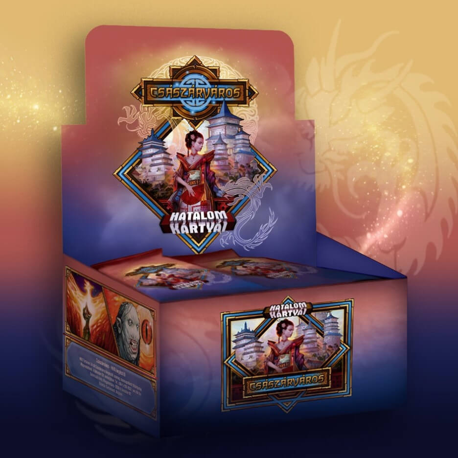 Császárváros display (22 csomag) + 1 db FULLART Grand gróf promóciós lap