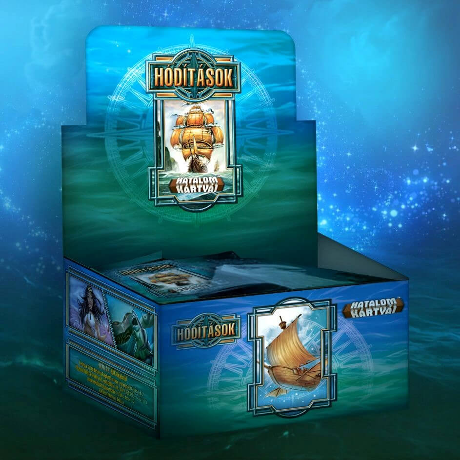 Hódítások display (22 bontatlan csomag) + 3 db Grand gróf promóciós lap