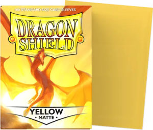 Dragon Shield kártyavédő - Yellow matte