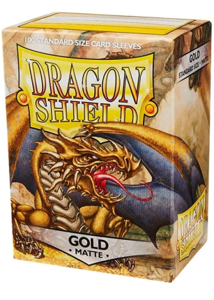 Dragon Shield kártyavédő - Gold matte