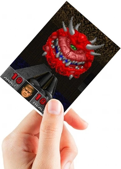 Ultra Pro Apex kártyavédő Cacodemon for Bethesda Doom